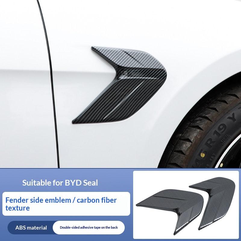 For BYD Seal EV Car Fender Side Emblem Sticker Special Modified Body Anti Collision Decorative Cover Sport Trim