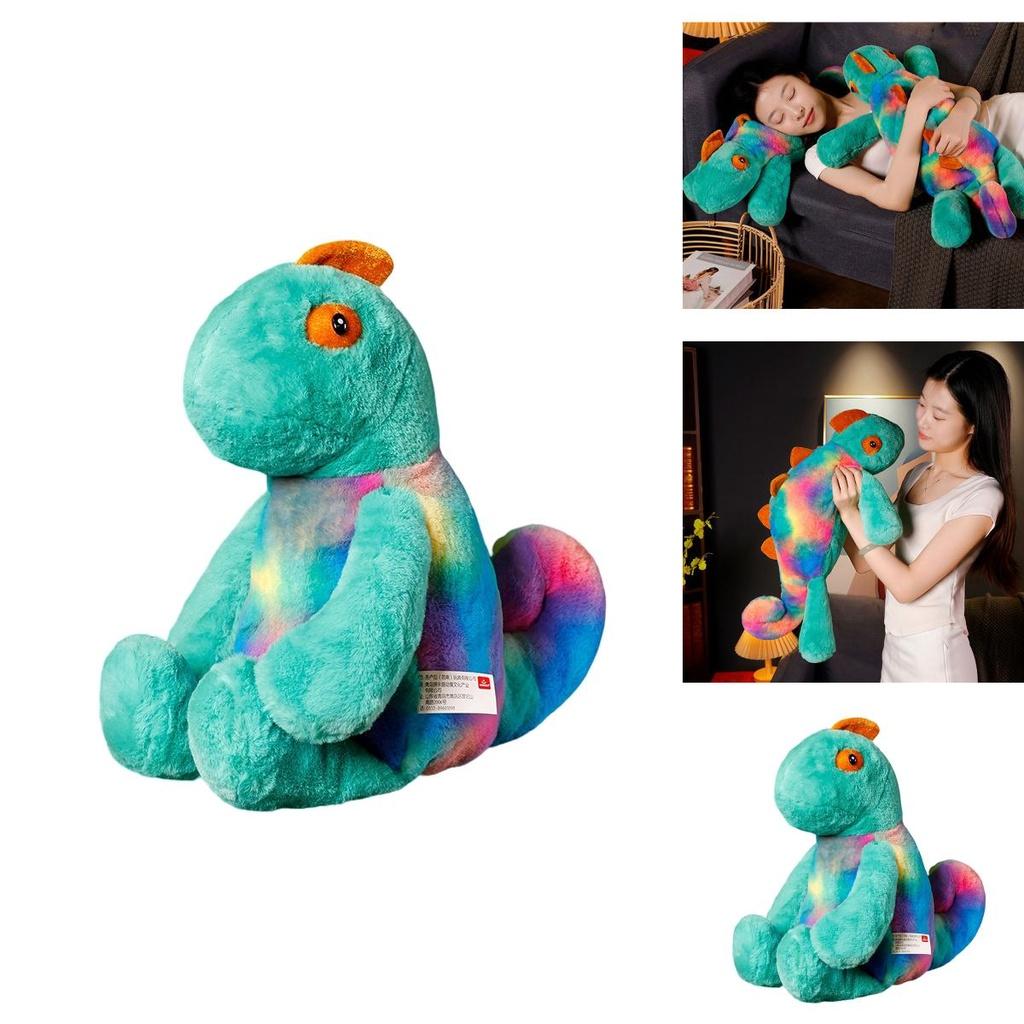 Niedliches Farbwechselndes Chamäleon Plüschtier Langhaarige Stoffechse Puppe Großhandel Geschenk Dekoration