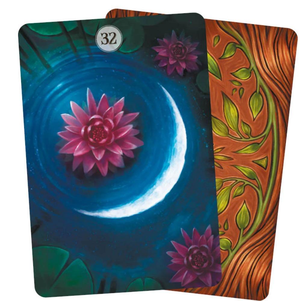 Herbs and Plants Lenormand Oracle Cards 36 Pcs Cards with Vivid Colors and Splendid Symbolism 10.4*7.3cm