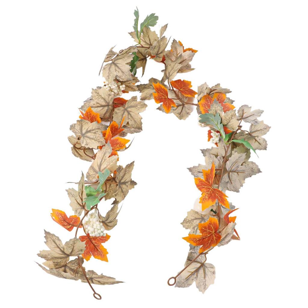 For Halloween Artificial Green Plant Simulation Rattan Wreath Halloween Decor Decorative Rattan Wreath Hanging Wreath
