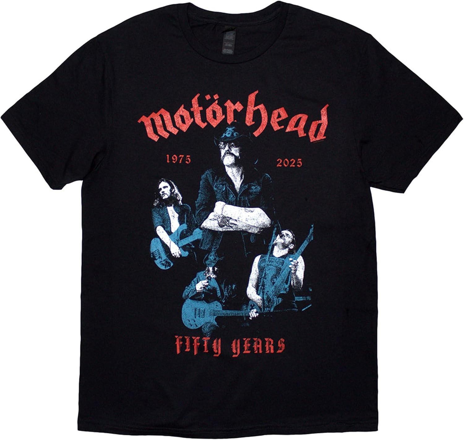 Футболка Motorhead 50 Years Lemmy Коллаж XXXXXL чёрный