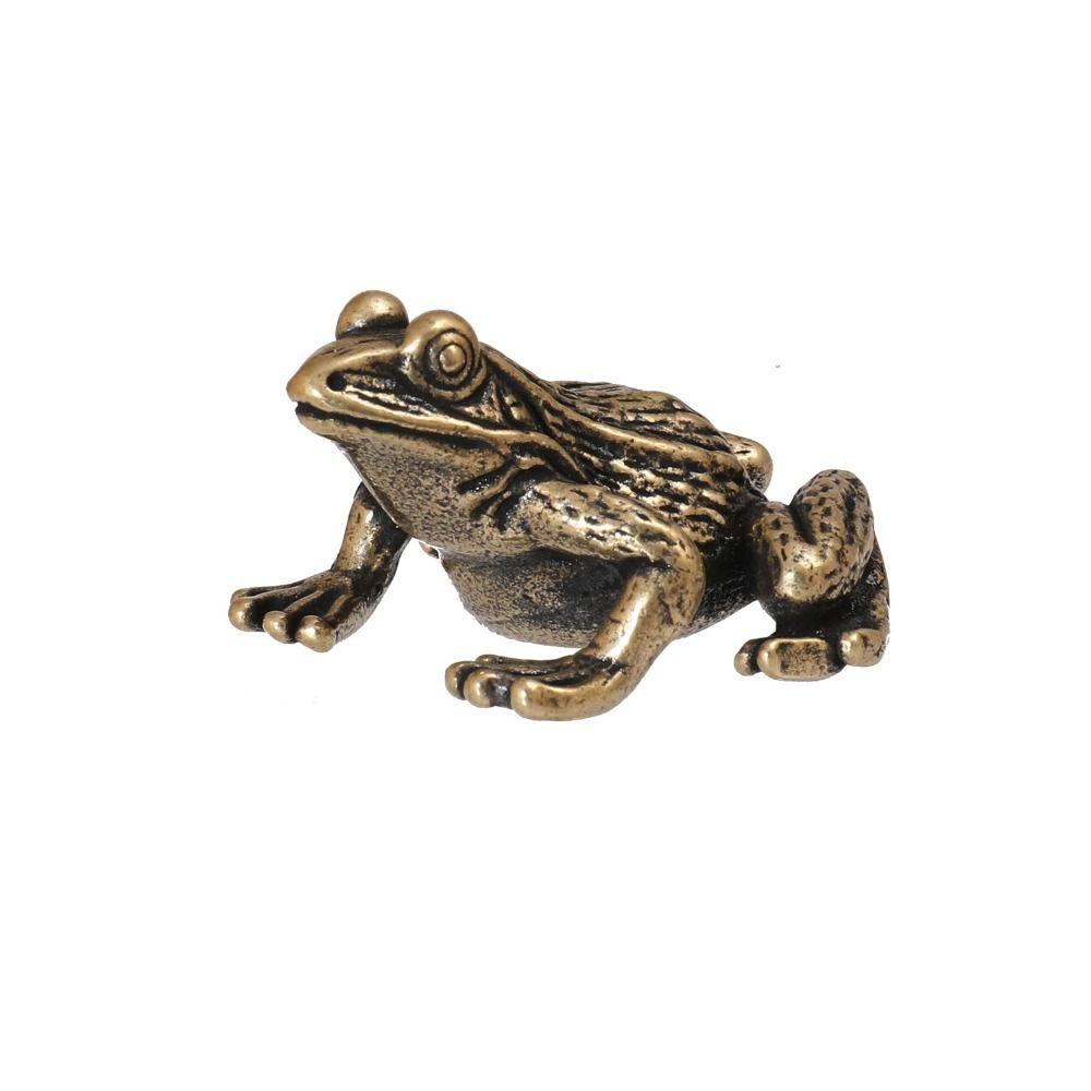 Frog Copper Frog Copper Flower Skin Frog Handicraft Water Frog  Desktop Gift