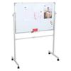 Rolling Whiteboard with Stand, Mobile Magnetic Dry Erase Board On Wheels, Adjustable Height