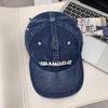 Hat For Women Sun Protection Duck Tongue Hats Letter Print Embroidery Peaked Cap For Men And Women Fashion Blue Denim Visors Ricygvm Cowboy Baseball