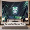Custom Name Text Tapestry Wigan Warriors Personalized Polyester Wall Tapestry For Bedroom And Room