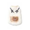 Warm Fleece Bichon Frise Vest Plush Fabric Dog Clothes Jacket Cat Vest  for Autumn and Winter Wear
