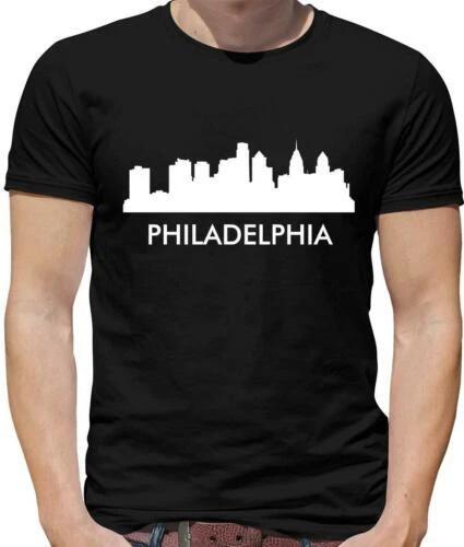 T-Shirt Silhouette De Philadelphie - Ville - Pennsylvanie - Skyline - Vue S