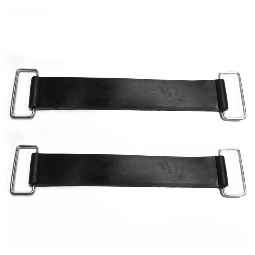 Non-Slip Battery Straps Rubber Band 7inchx1inch Black Motorcycle ATV Battery Fixed Holder Rubber Strap Band