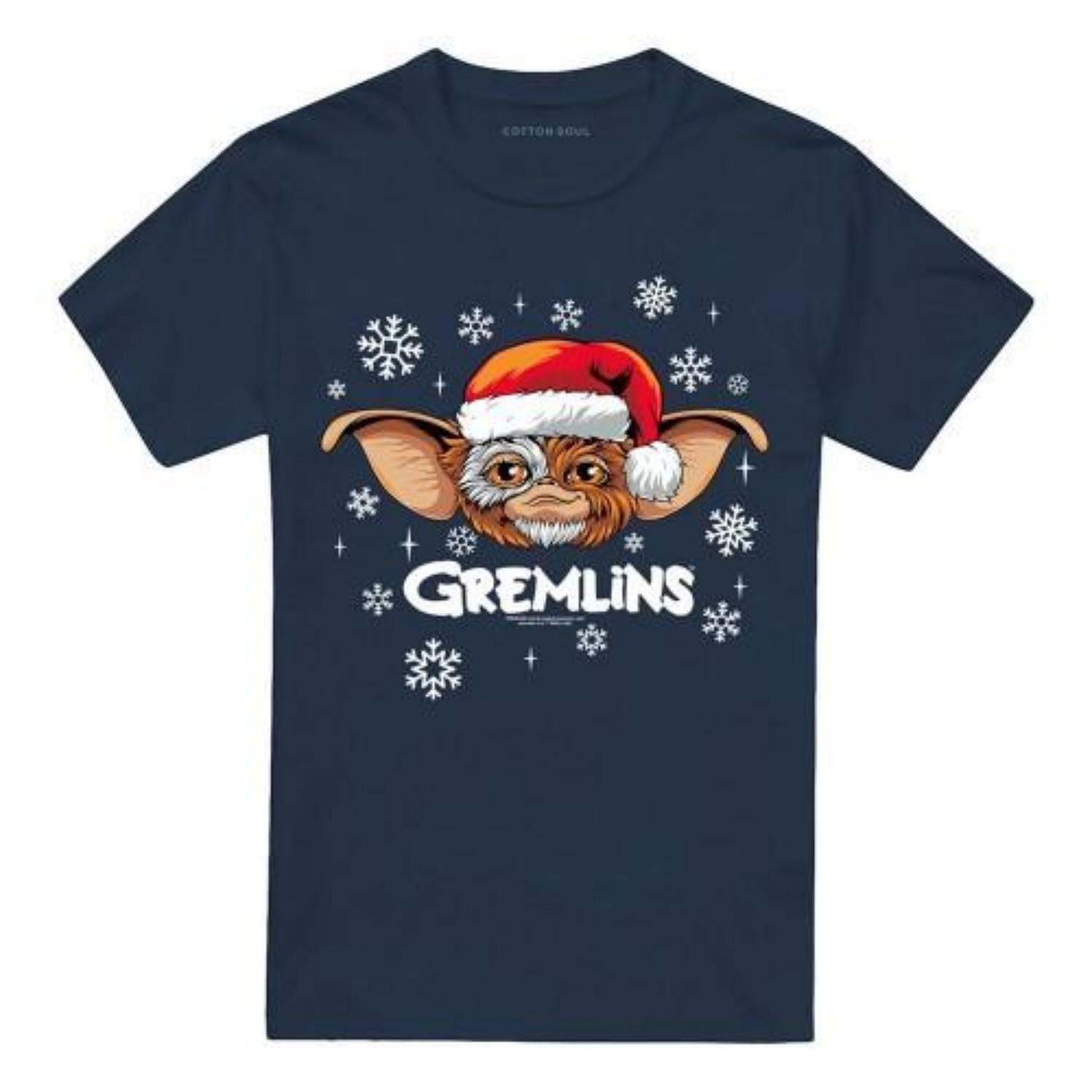 Gremlins Unisex Adult Gizmo Hat Christmas T-Shirt XXXXL