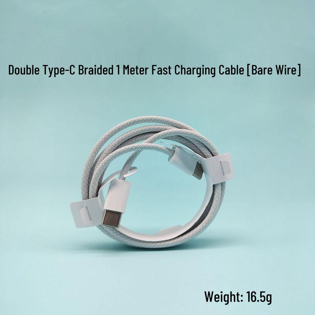 PD30W Fast Charger Set: Apple 8/17 Pro Compatible, 3C Certified, Dual Type-C Cable.