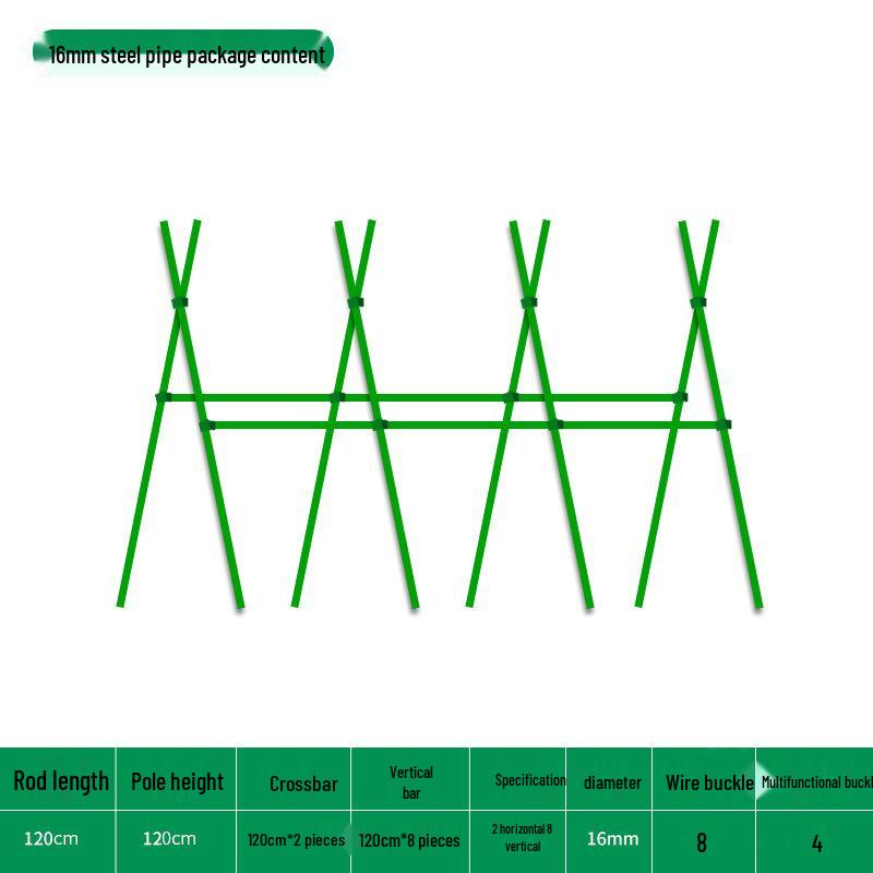 Vegetable Garden Climbing Support: Bean, Cucumber, and Runner Bean Trellis Frame