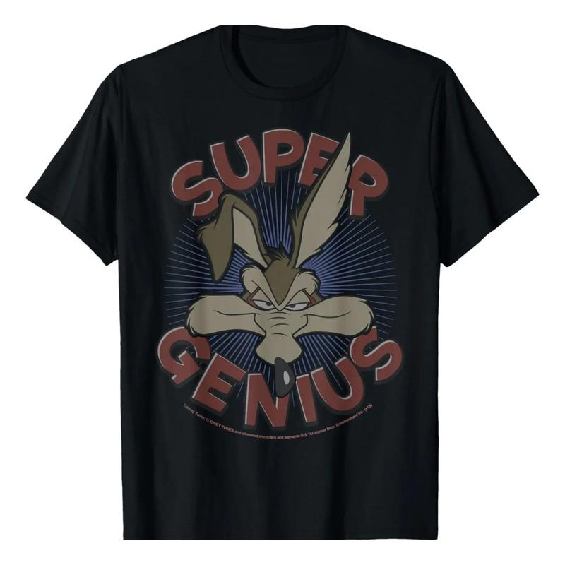 Camiseta Looney Tunes Wile E. Coyote Super Genius S