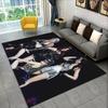 Kpop Girls 3D B-black and Pink-k HD Rug Carpet for Living Room Bedroom Home Decor,Floor Mat Non-slip Decoration for Sofa Doormat