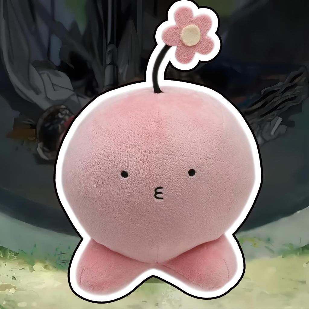 in business YuerFu 2025 Cute Pink Octopus Plush Lying Body Broadcast Commemoration Pin "Ships 4-5 days" Merchandise Toy, Down, Pillow, "Anime