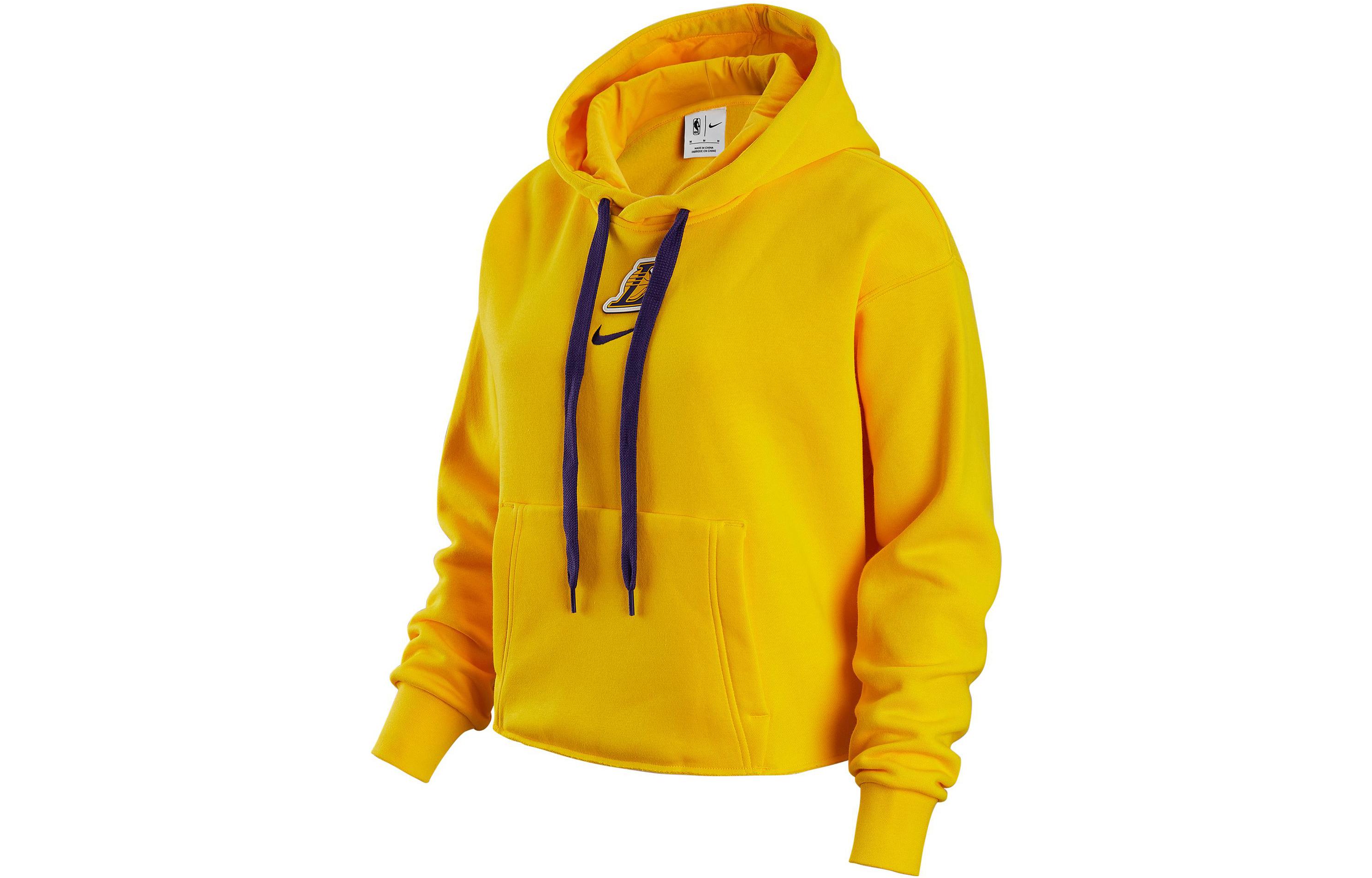 Nike Sweatshirts Women s Yellow Hooded Moderate Regular DR2382-728 XL