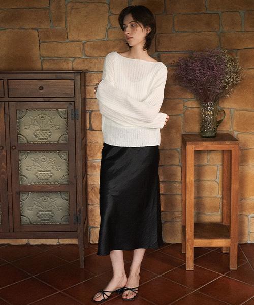 ANGELO BIANCO Alma Satin Skirt
