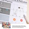 2026 Wall Hanging Calendar Annual Planner Agenda Organizer Calendar Planner Sheet Memo Pad To Do List Schedule