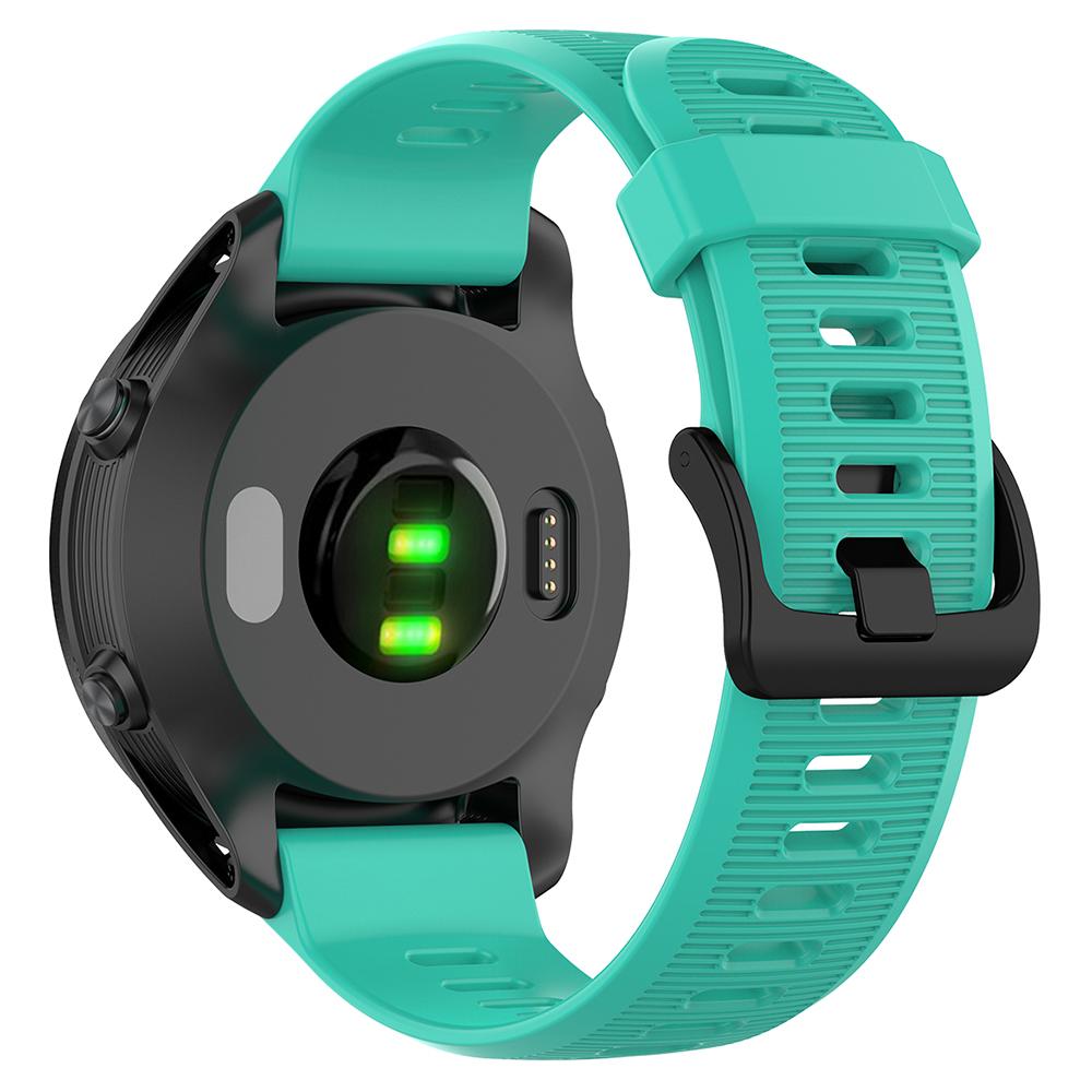 For Garmin Forerunner 945/935 Replacement Wrist Band Steel Buckle Textured Silicone Watch Strap