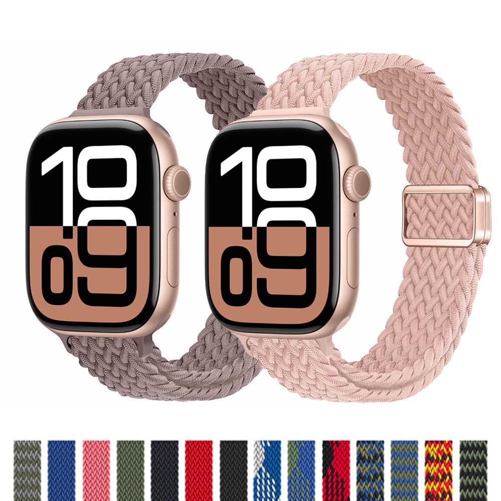 Slim Strap magnetic Braided Band Apple Watch 46mm 42mm Ultra 3 44mm 40mm 45mm 49mm 46mm 41mm iWatch Series 11 10 9 8 7 6 5 4 SE3
