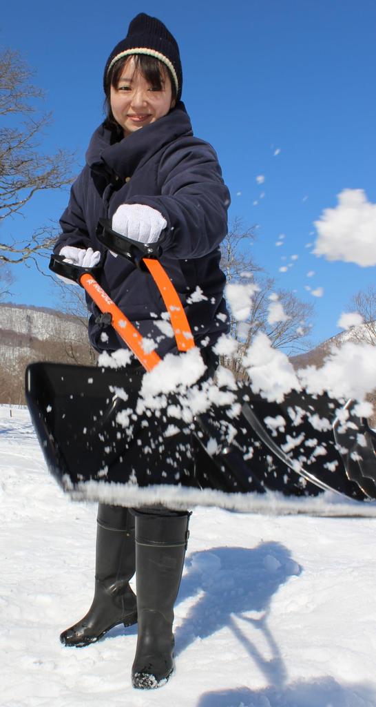 YARD FORCE Snow Shovel Grip Snow Removal and with PU Leather Grip Tape for Enhanced Snow Snow Removal Snow Clearing Snow YARD FORCE (with Non-Slip