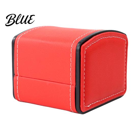 Individual Watch Storage Interior Lining Curved Flip Box with Container Single Lid Soft Display Stand