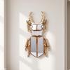 Wall Golden Embellishment Hanging Sculptural for Living Room, Entryway