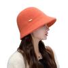 Autumn And Winter Bucket Hat Women'S Solid Color Small Brim Basin Hat Fashionable White Outdoor Warm Cold Show Face Small Bucket Hat