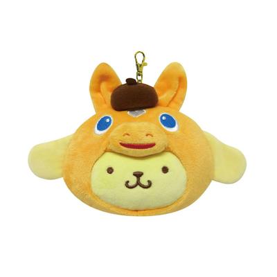 K Company Rody X Sanrio Characters Face Pass Case Pompompurin RSA-PC-PN