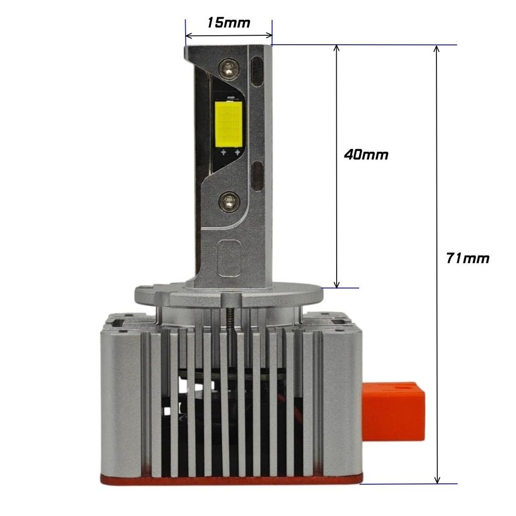 2 Pcs D3S LED Bulbs CANBUS New Homologation 20000lm Off-Road