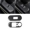 Carbon Fiber Door Window Lifter Switch Frame Cover Sticker For Mini Cooper F56