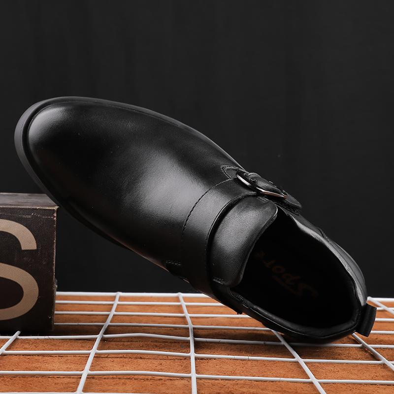 Newest Luxury Man Casual Cow Leather Shoes Big Size 36-47 Men'S Boots Genuine Leather Men Ankle Boots High Quality Chelsea Shoes