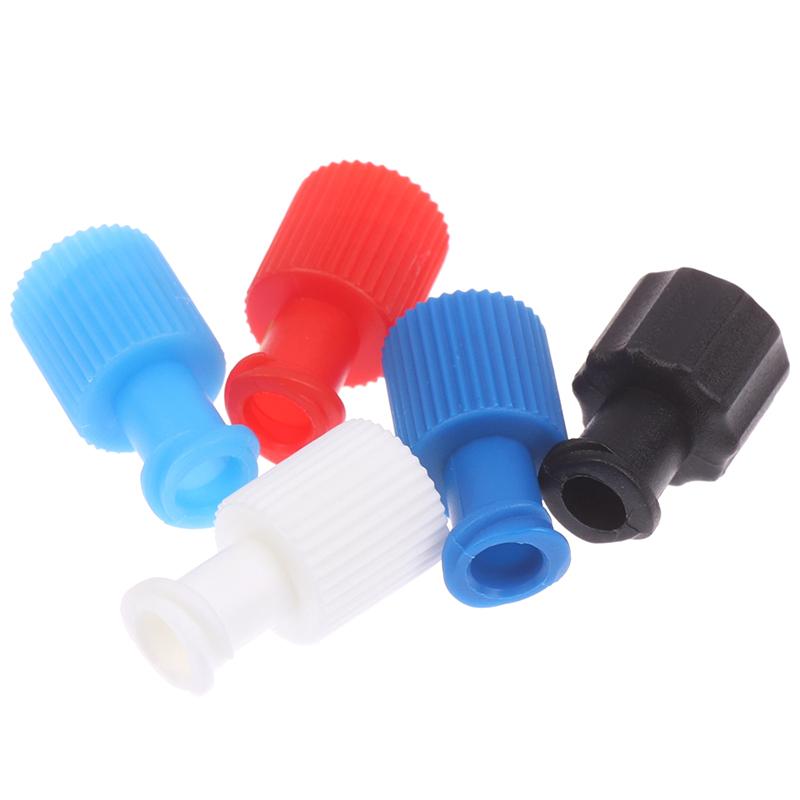 10Pcs PP Male Female Luer Lock Integrated Plug Adapter Air Valve Pipe Dispensing Glue Syringe Barrel Fitting Connector End Caps
