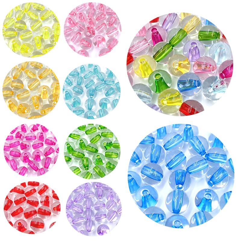 14mm Bracelet Necklace DIY Transparent Accessories For Jewelry Making Pearl Spacer Loose Beads Acrylic Round Beads  Accessories