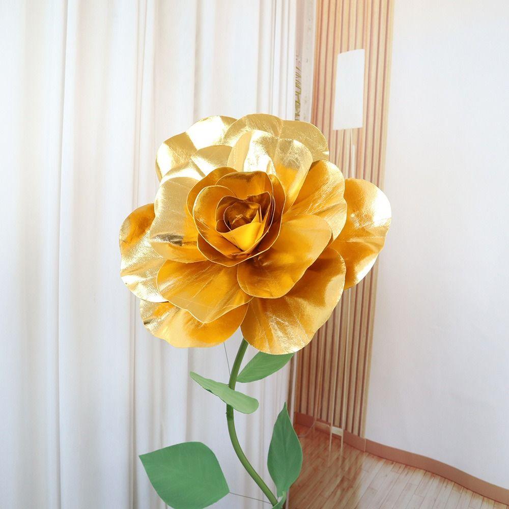 Fashion Fake Foam Rose 30/40/50cm Artificial Flowers New Giant Rose Flower Head