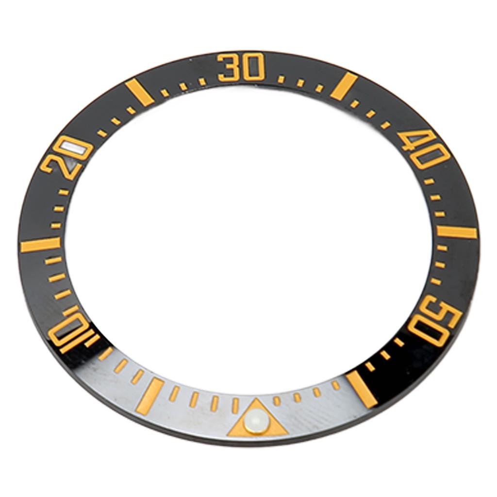 Watch Bezel Insert 40mm Ceramic Watch Bezel Ring Repair Replacement Accessory for Watchmaker Black