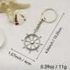Simple Rudder Keychain Pendant
