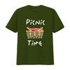 Picnic Time Ants Carry Off the Basket Funny Design T Shirt Vintage Washed Breathable Fashion Unisex Versatile