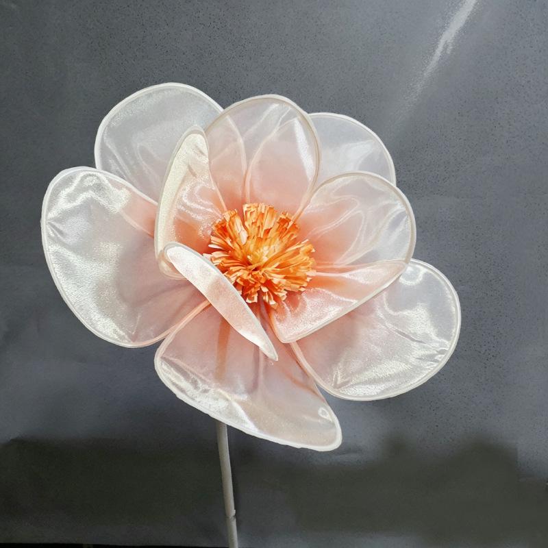 Organza Flower Heads for Aesthetic Wedding and Room Decor