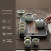 Buzhuo Ru Kiln Kung Fu Tea Set