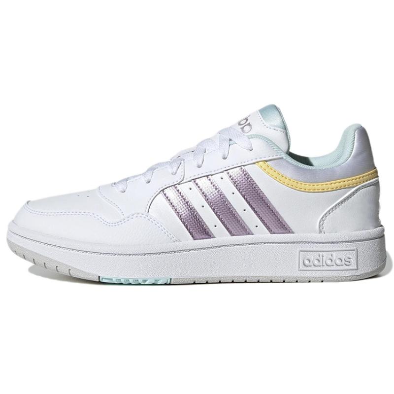 

Adidas Hoops 3.0 White Matte Purple Metallic Women s Sneakers GX1806 38⅔