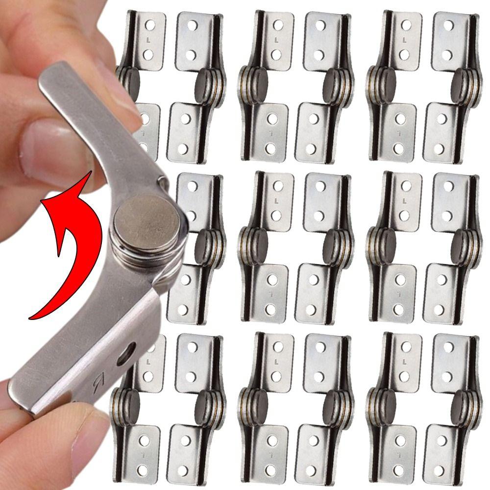 L-shaped Furniture Damping Hinge Shaft Positioning Support Hinge  for Cabinet Drawer