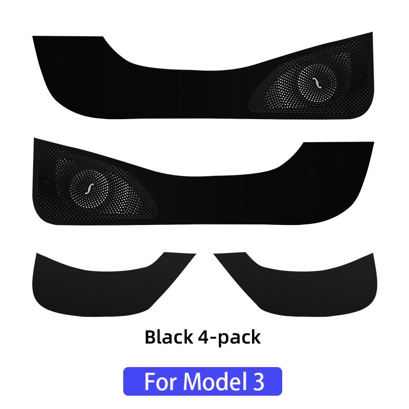 

For Tesla Model Y/Model 3 2019-2025 2025 2025 Leather door anti-kick sticker Soil-proof mat Children s kick pad Car accessories