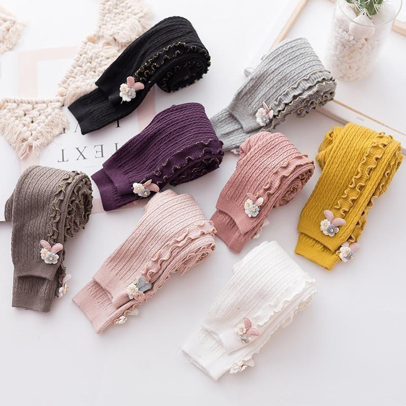 0 Bis 6 Jahre Strumpfhosen für Mädchen Herbst Winter Kinder Strumpfhose Gestrickt Baby Mädchen Strumpfhosen Warme Leggings Mode Kinder Mädchen Strumpfhosen Kleinkind Kleidung