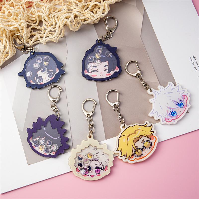 Jujutsu Kaisen Anime Acrylic Keychain & Backpack Charm.