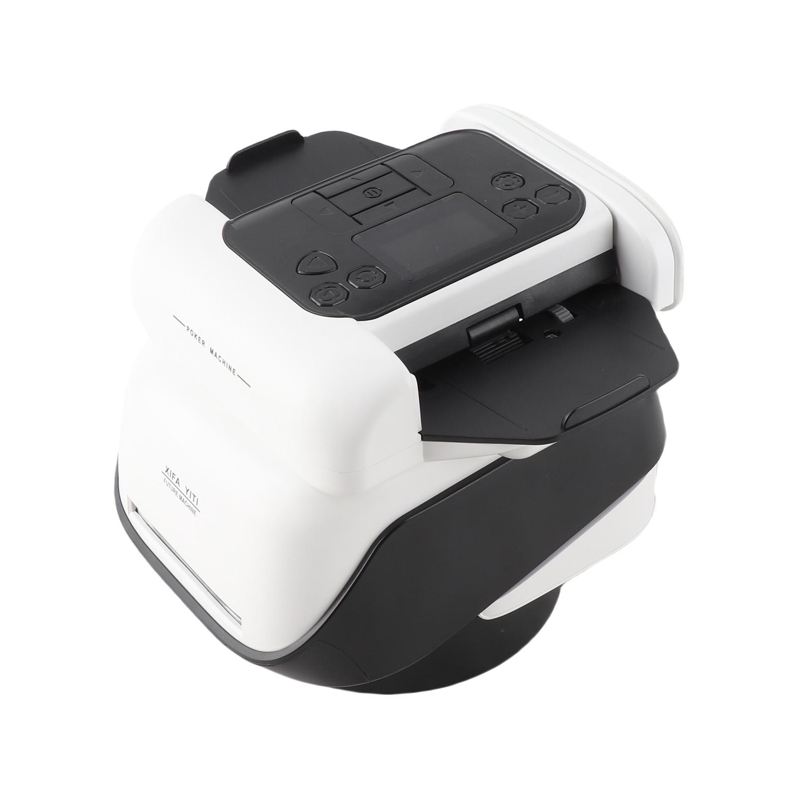 

Автоматическая машина для тасовки и раздачи карт 2 в 1, вращающаяся на 360 градусов, электрические казино-машинки для тасовки карт на 2 колоды