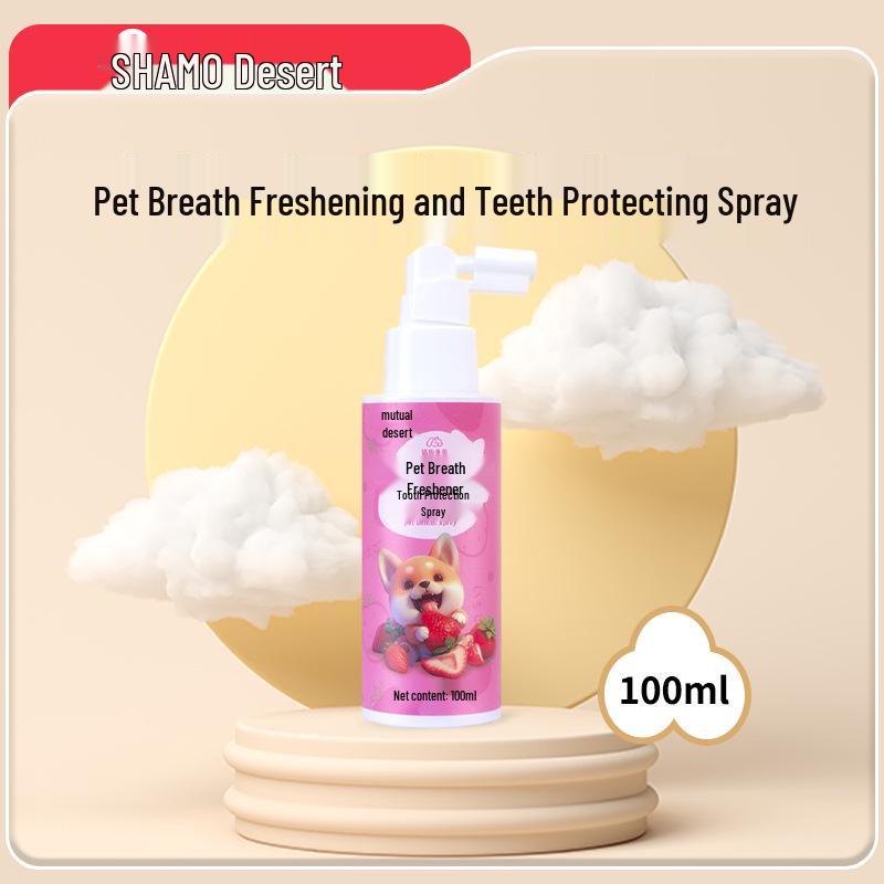 

Xumo Pet Fresh Breath & Teeth Spray for Cats & Dogs - Oral Deodorizing Mouthwash & Tooth Cleaning Solution