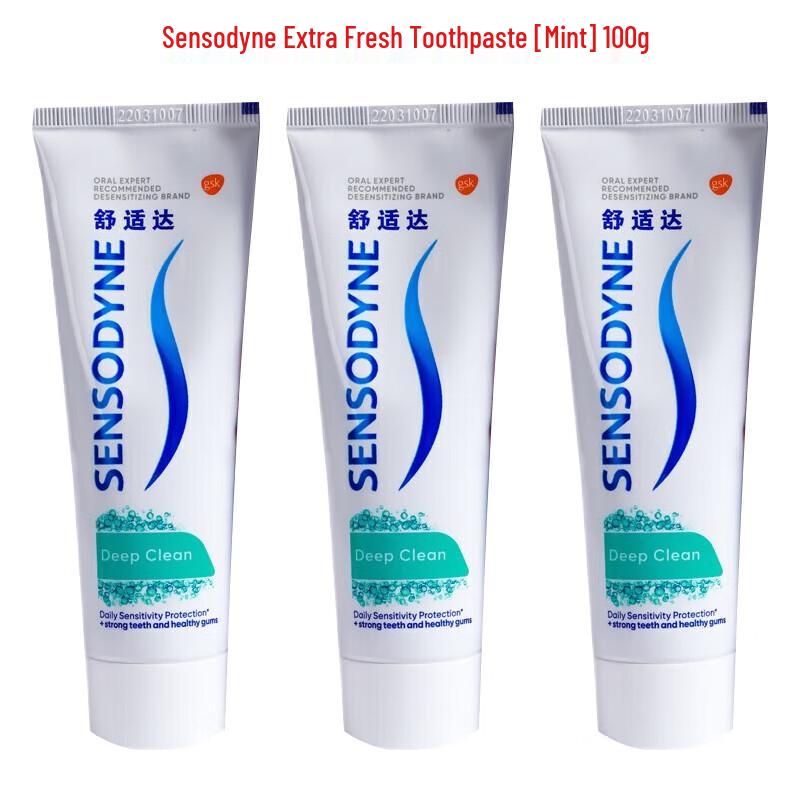 Sensodyne Mint Fresh Clean Toothpaste 3-Pack