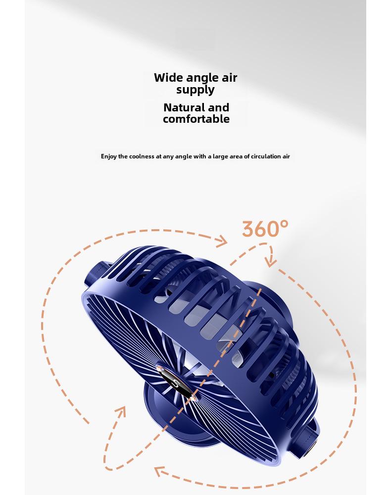 Mini USB Wiederaufladbarer Clip-On Tischventilator für Studentenwohnheime und Zuhause
