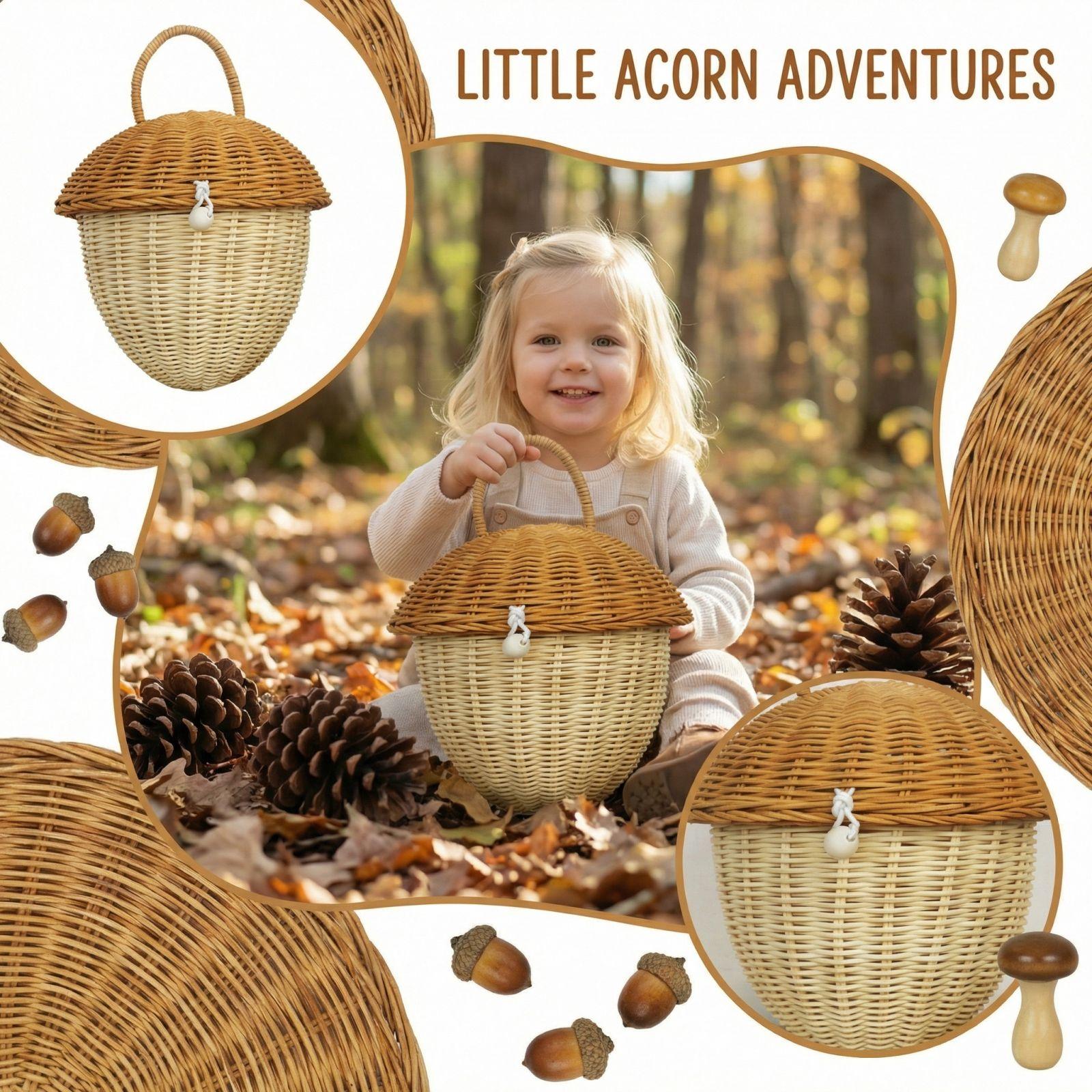 Плетеные корзины для хранения ручной работы, детские сумки, плетеные корзины One Size