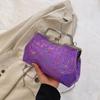 Luxury designer chain glitter evening bag party bag for women   feminine fashion wedding plutonium leather clutch ceremony